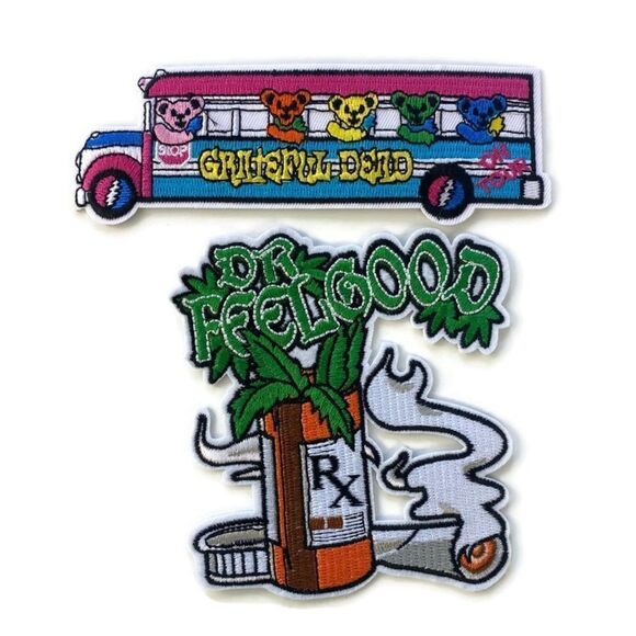Grateful Dead Colorful School Bus Patch - Picture 3 of 4